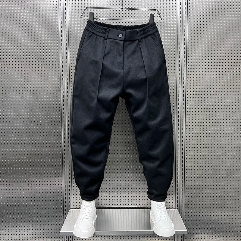 Marcin — Pantalón Melange de Elegancia Contemporánea - WESS SPAIN