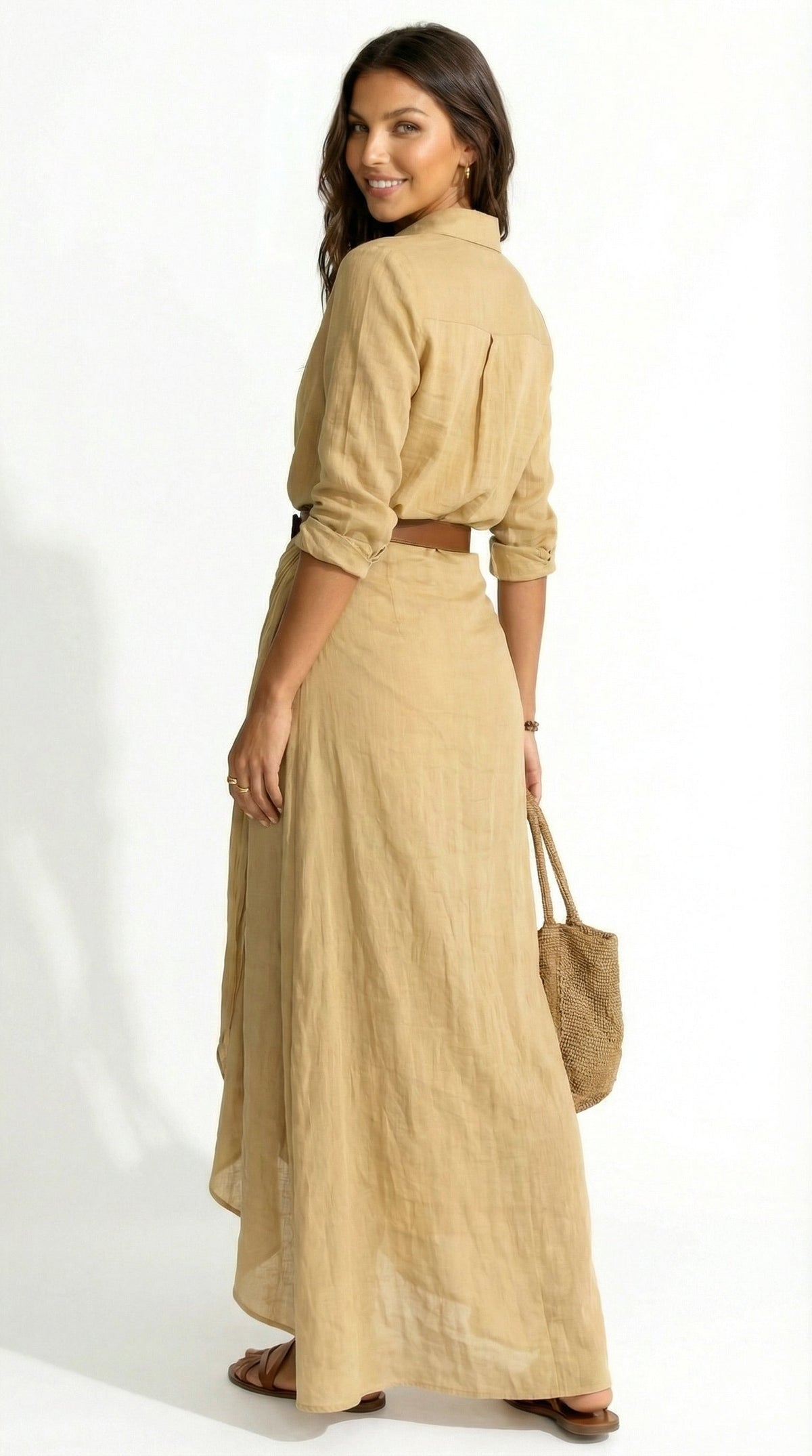 Vestido Lorena™ | Elegancia Natural y Sofisticación para Toda Ocasión