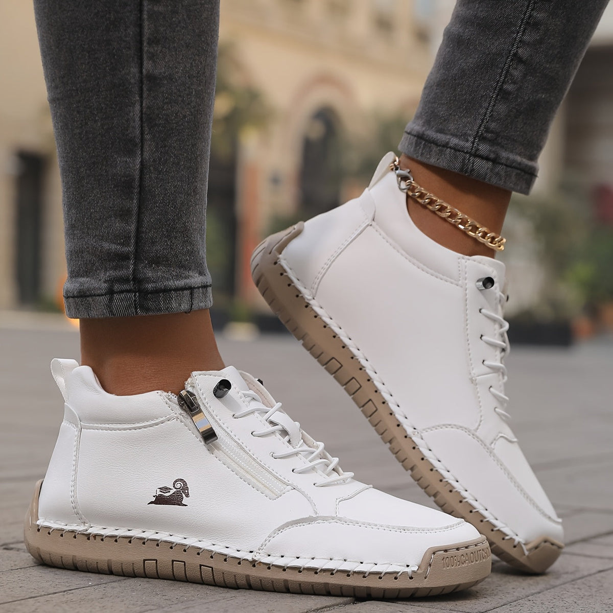 Mila  – Zapatillas Ortopédicas Con Cremallera