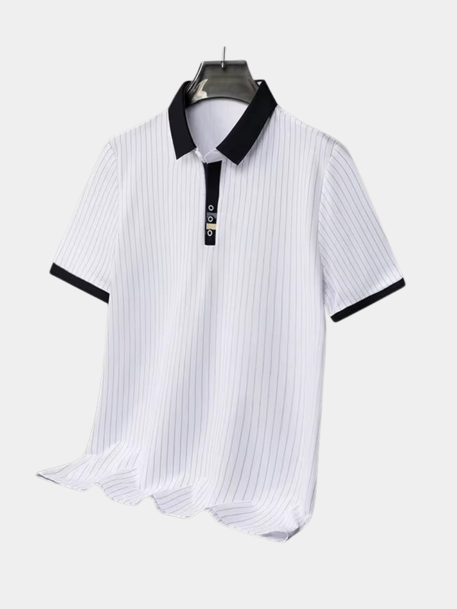 Antonio - POLO DE RAYAS REFINADO
