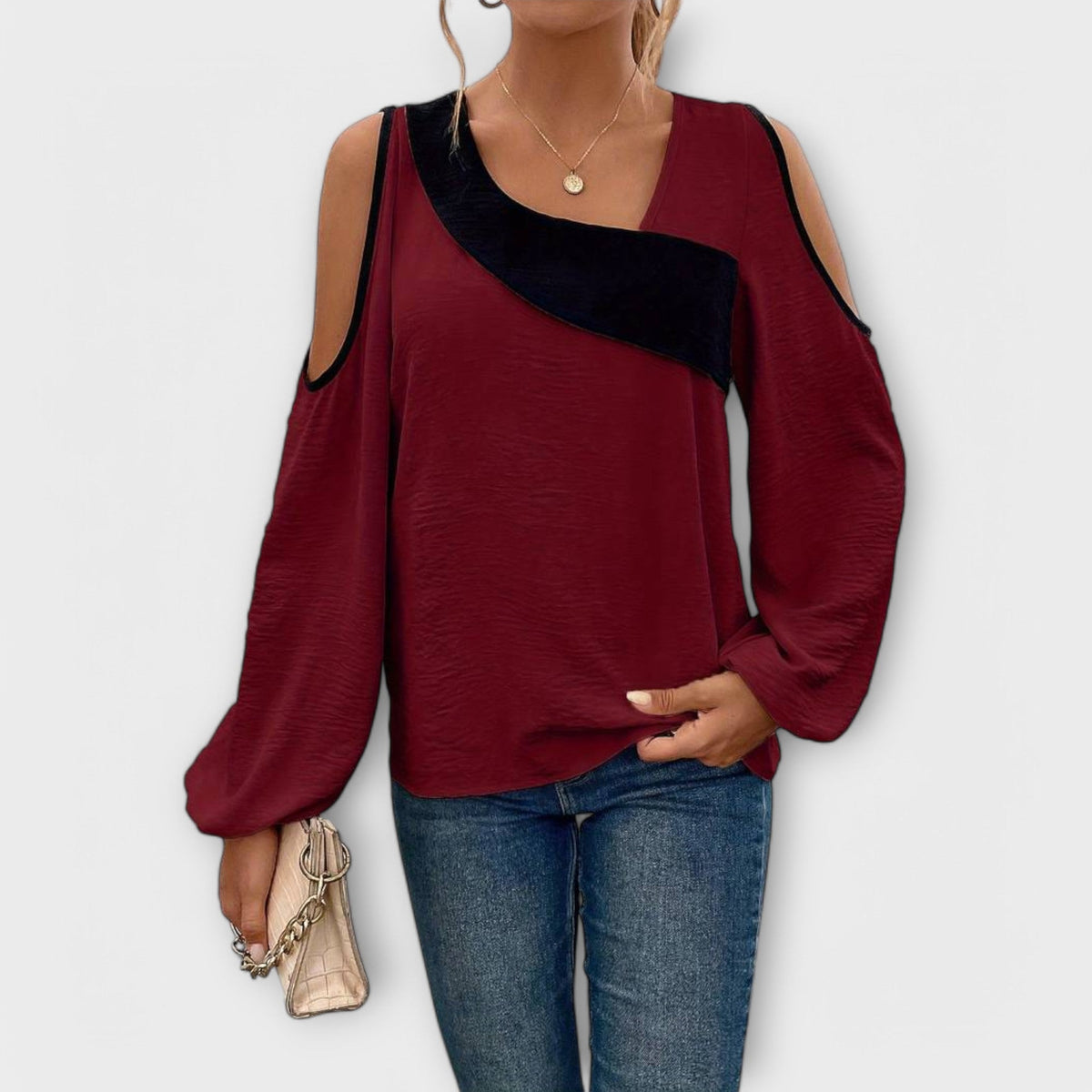 Scarlet Blusa Escote Cuadrado WESS