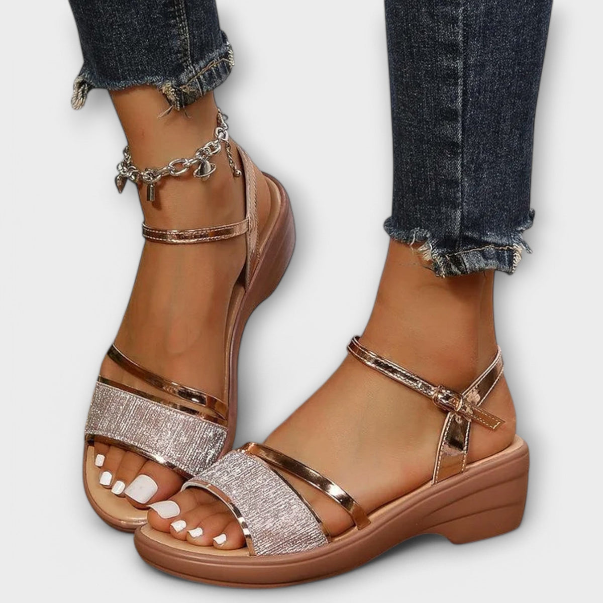 Sandalia Crystal Comfort Premium WESS
