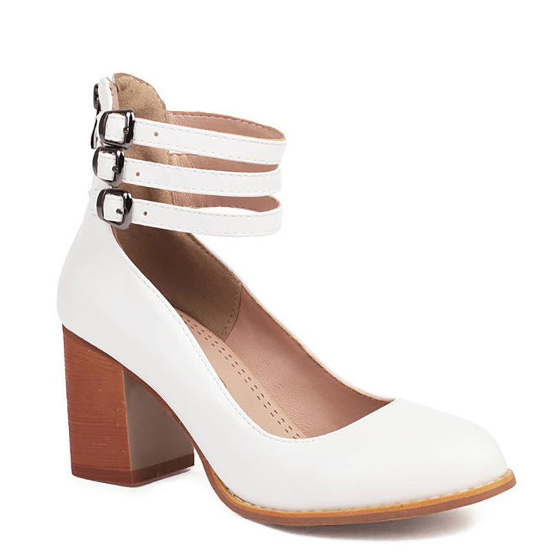 Sandalias Lisas Tira al Tobillo WESS
