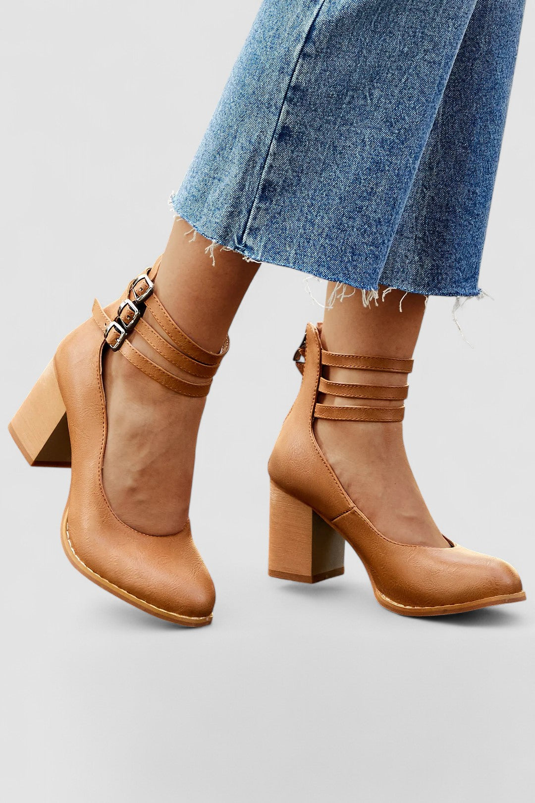 Sandalias Lisas Tira al Tobillo WESS