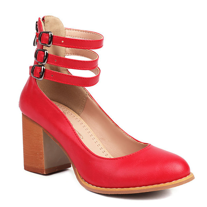 Sandalias Lisas Tira al Tobillo WESS
