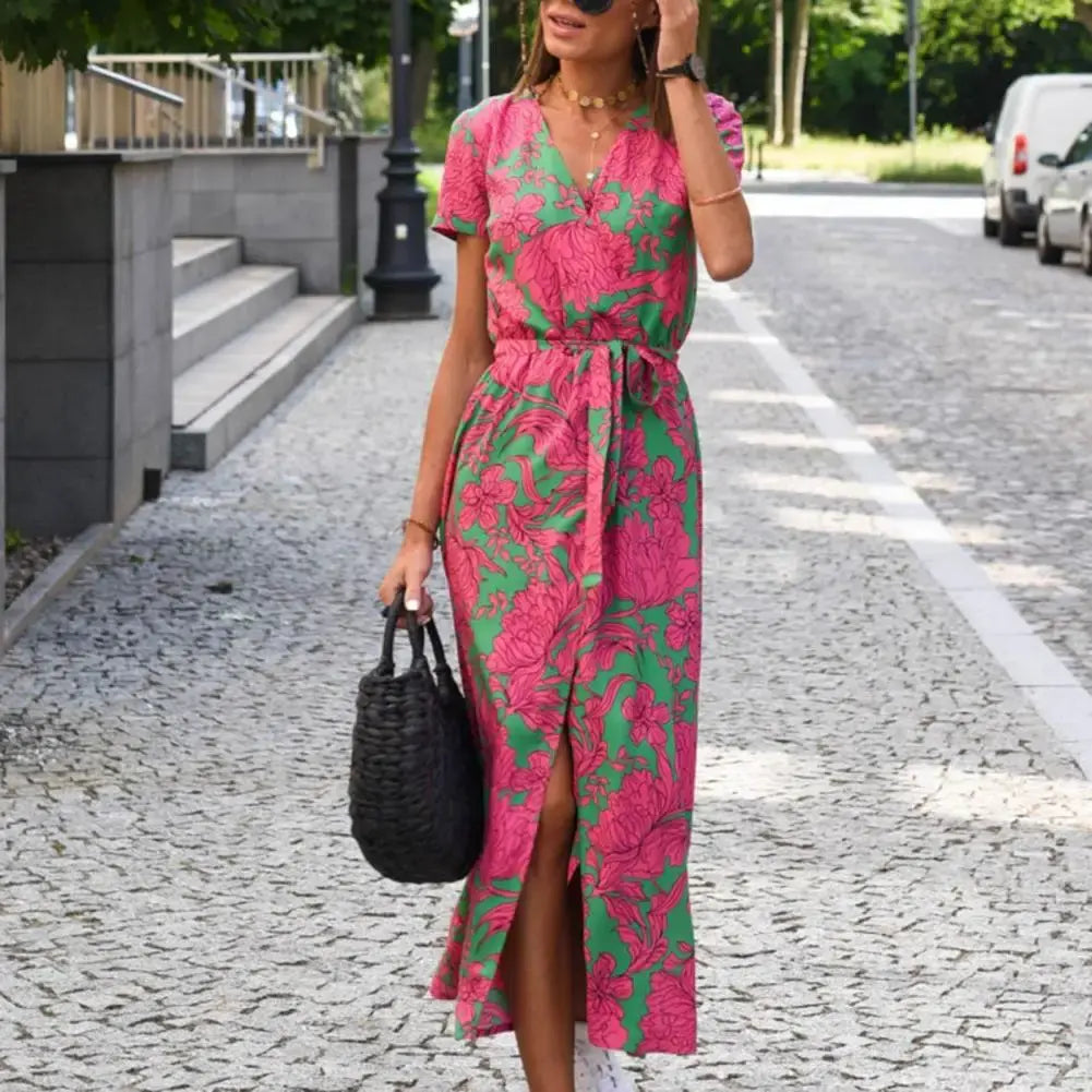 Vestido Fez™: Estilo casual con estampado floral