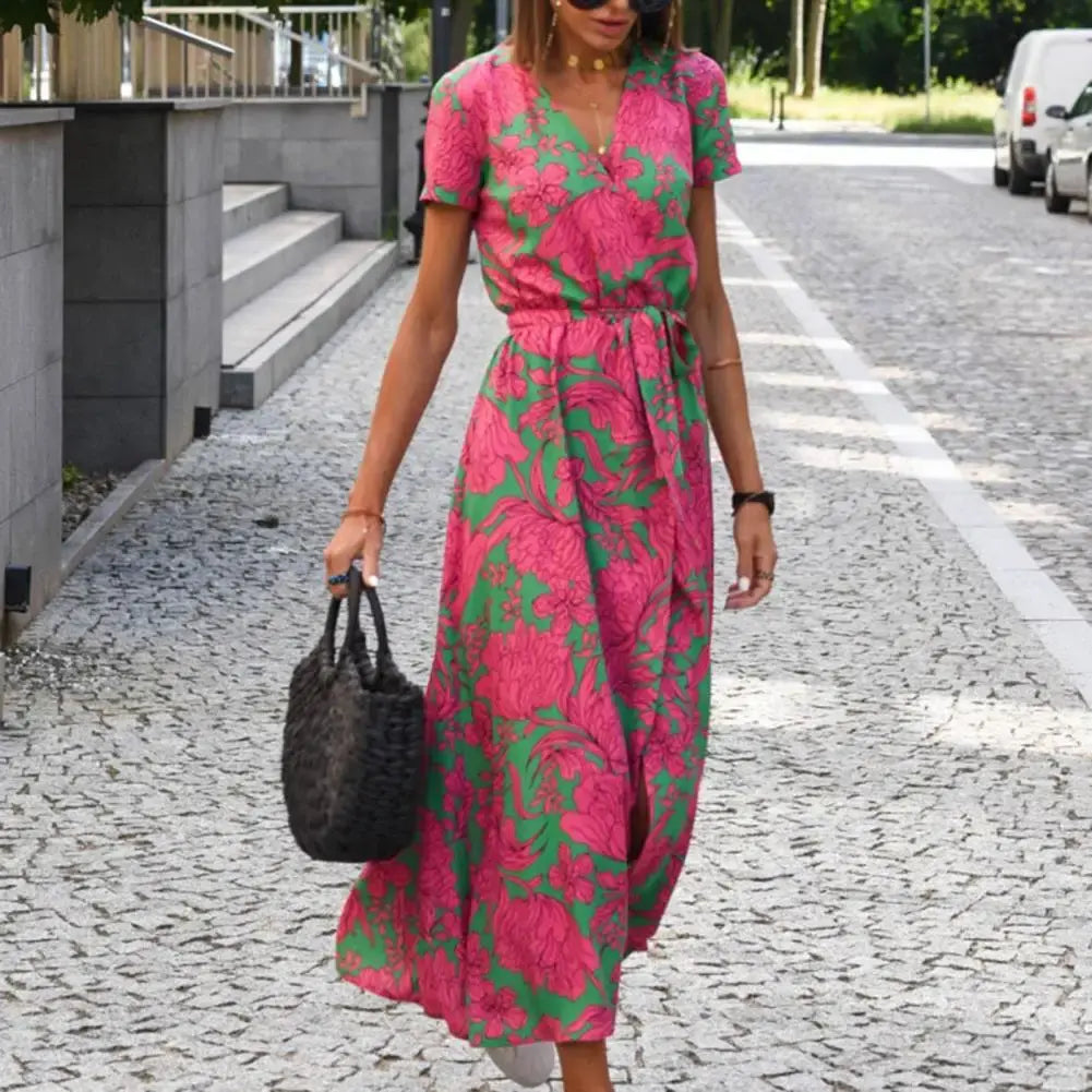 Vestido Fez™: Estilo casual con estampado floral