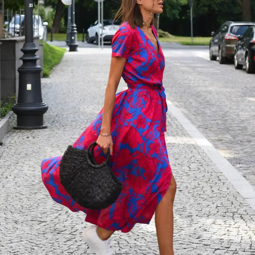 Vestido Fez™: Estilo casual con estampado floral