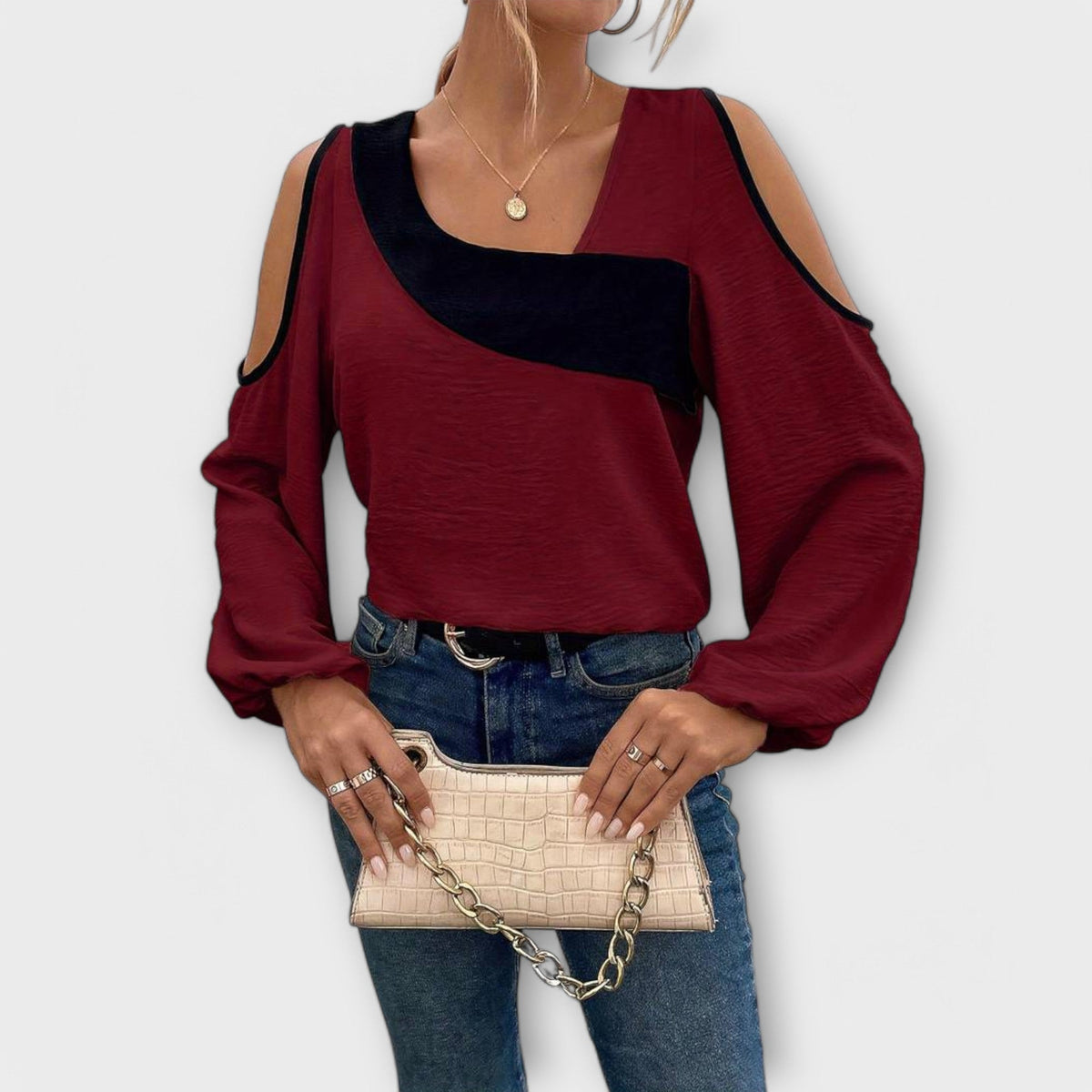 Scarlet Blusa Escote Cuadrado WESS