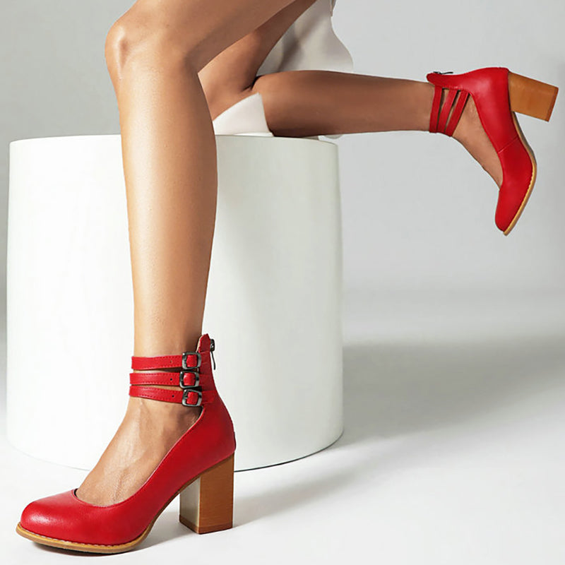 Sandalias Lisas Tira al Tobillo WESS