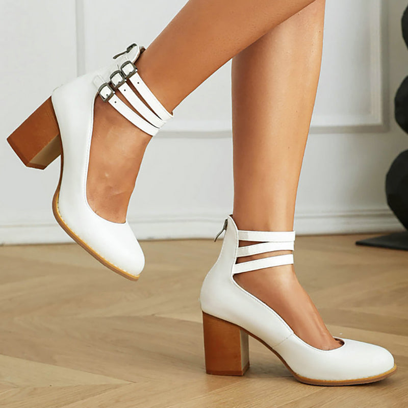 Sandalias Lisas Tira al Tobillo WESS