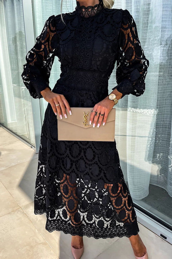 Vestido Noor™: Encaje romántico que irradia elegancia