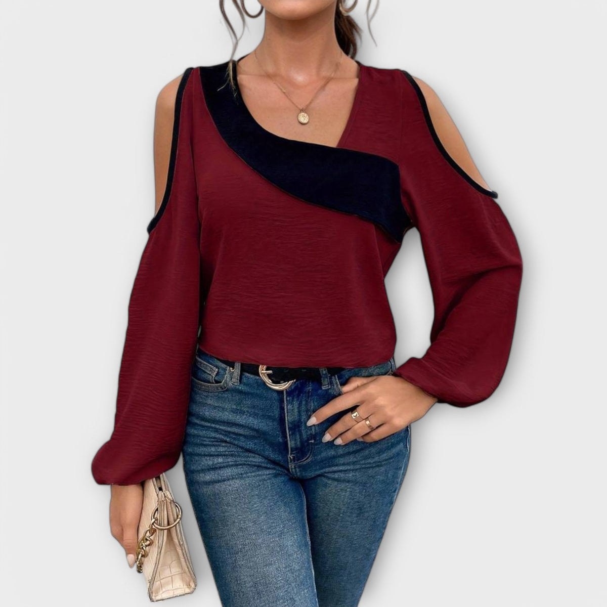 Scarlet Blusa Escote Cuadrado WESS