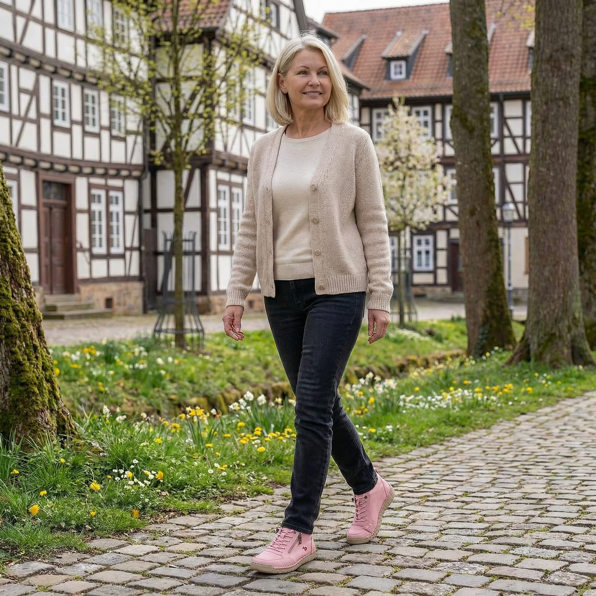Mila  – Zapatillas Ortopédicas Con Cremallera