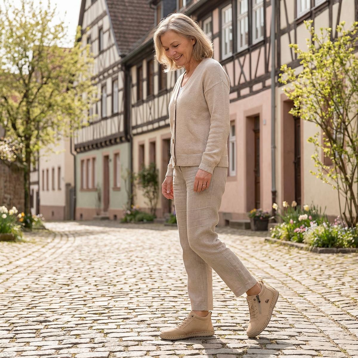 Mila  – Zapatillas Ortopédicas Con Cremallera