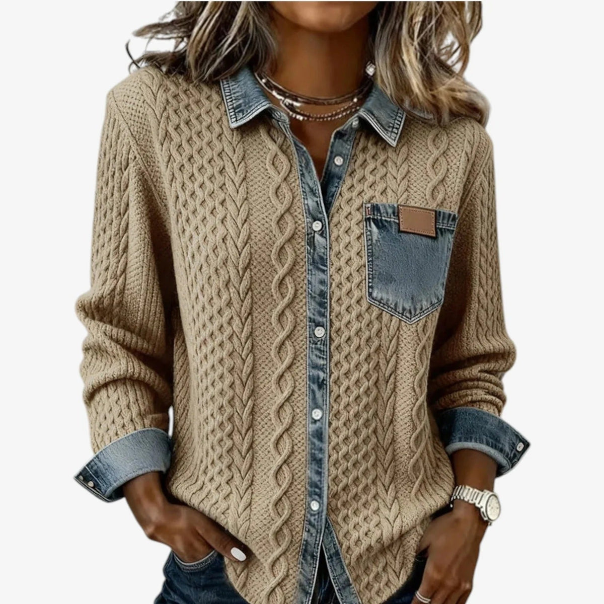 Chaqueta Trenzada Cicchelli WESS
