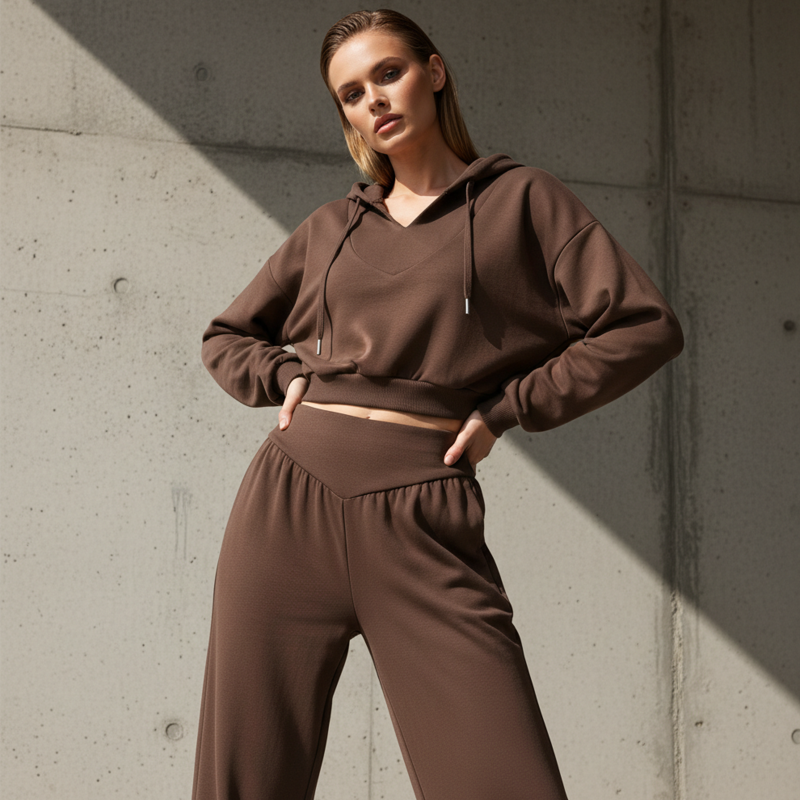 Veronica Conjunto de sudadera con capucha WESS