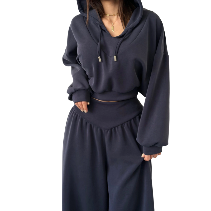 Veronica Conjunto de sudadera con capucha WESS