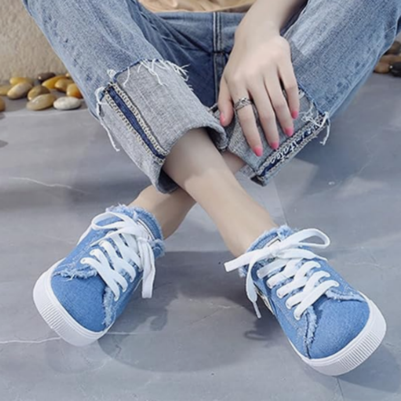 Luna - Zapatilla Denim Para Mujer